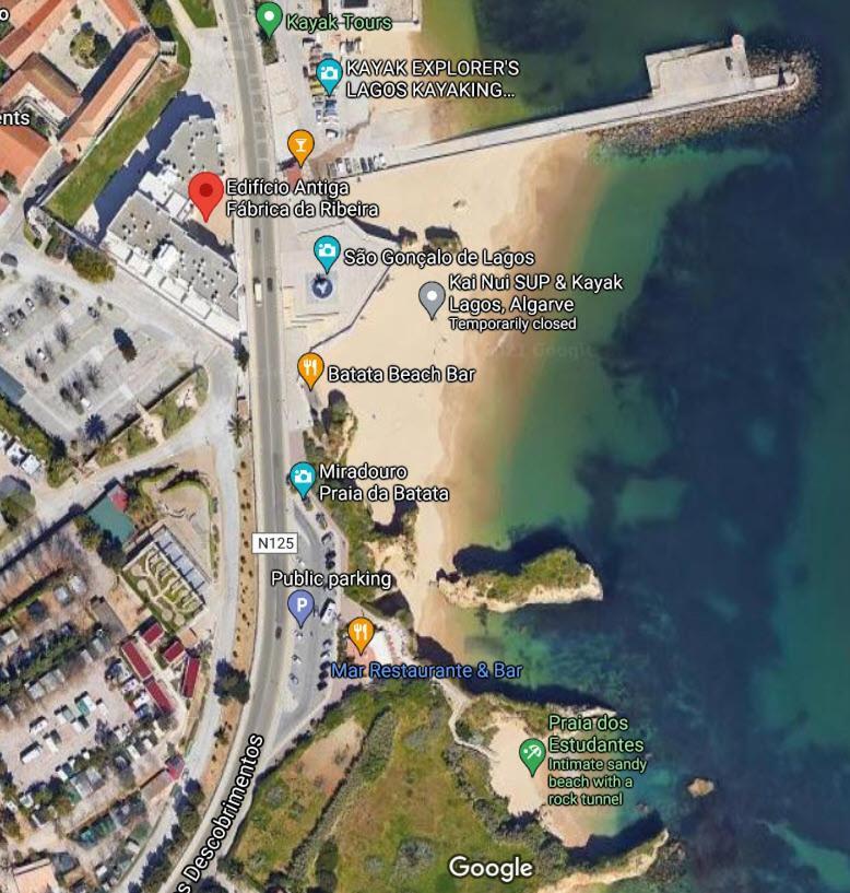 Potato Beach Apartment At Beach Front & Sea View Lagos Exterior photo